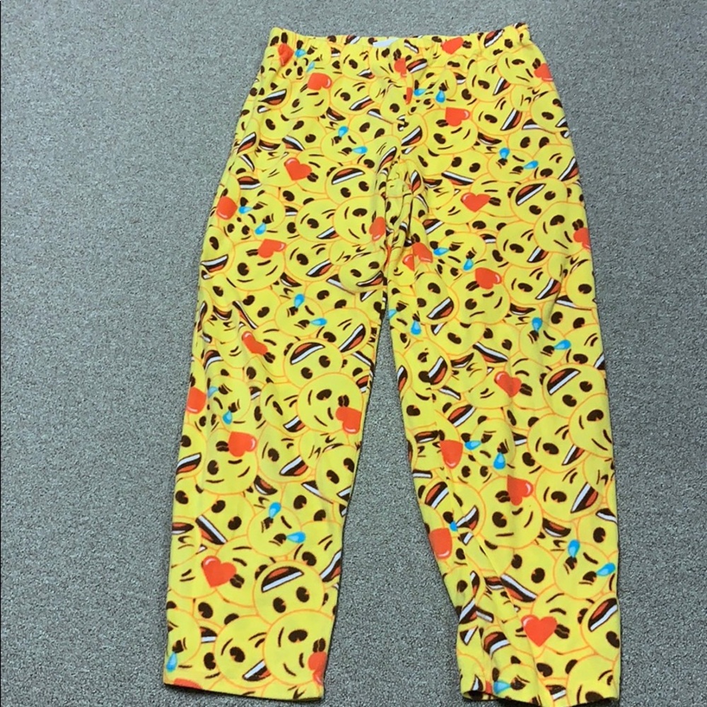 Emoji pajama bottoms